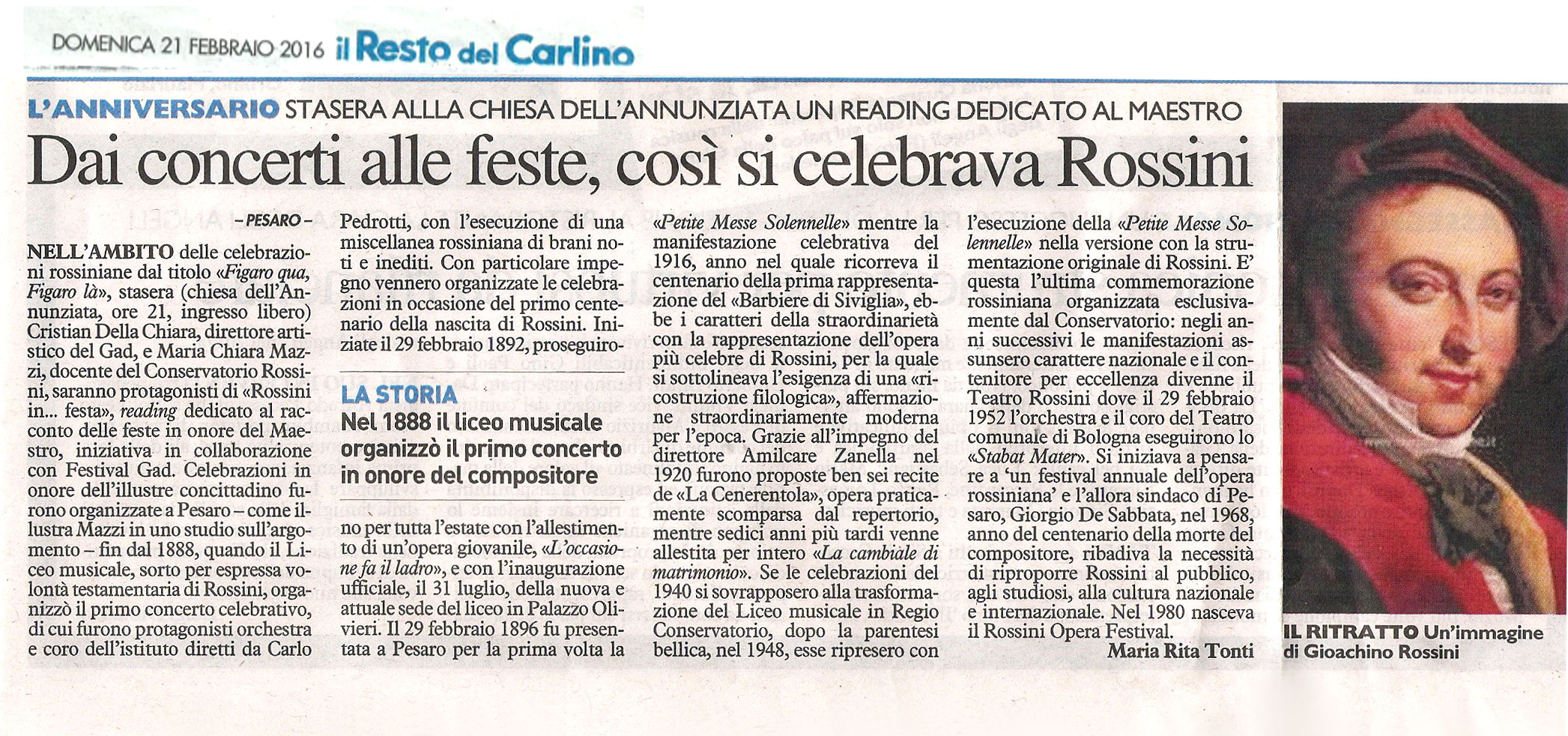 20160221 Il Resto Del Carlino