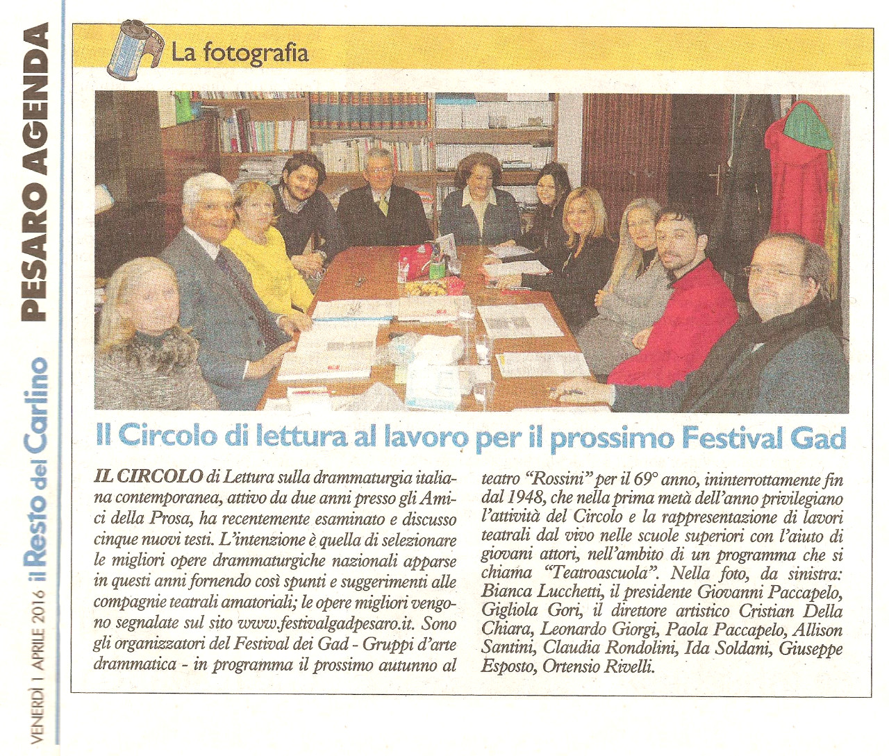 20160401 Il Resto Del Carlino