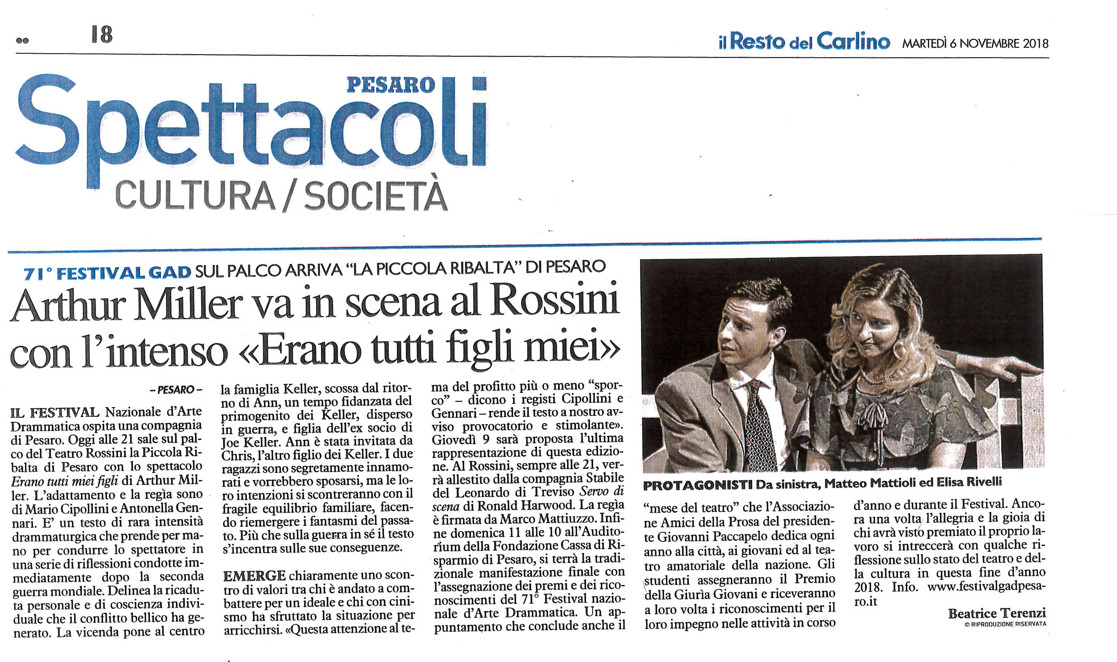 2018-11-06 Il Resto del Carlino